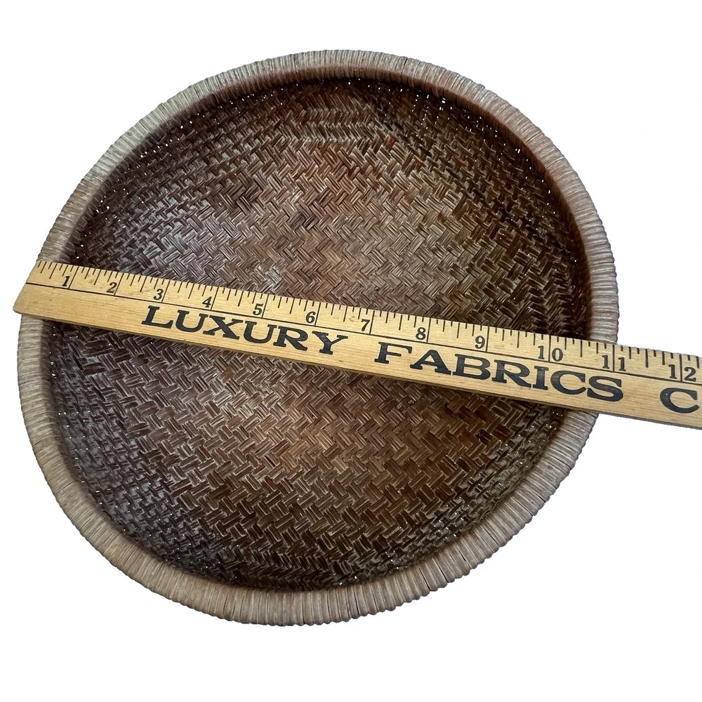 Woven Baskets Home Decor Set Of 3 Rustic Country Decorative Natural Coastal Boho